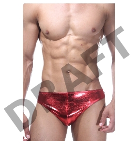 Трусы мужские красные блестящие джоки
