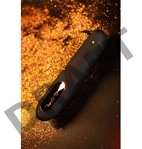 Нереалистичный вибратор WANAME D-SPLASH TSUNAMI, силикон, черный, 18,3 см