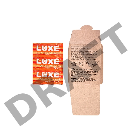 Презервативы Luxe КОНВЕРТ, Шоколадный рай, шоколад, 18 см., 3 шт. в упаковке