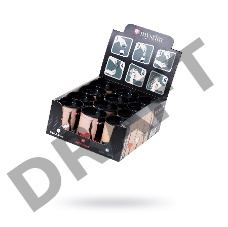 Набор мастурбаторов Mystim MasturbaTIN - BroOnTheGO Set, TPE, белый, 5,5 см