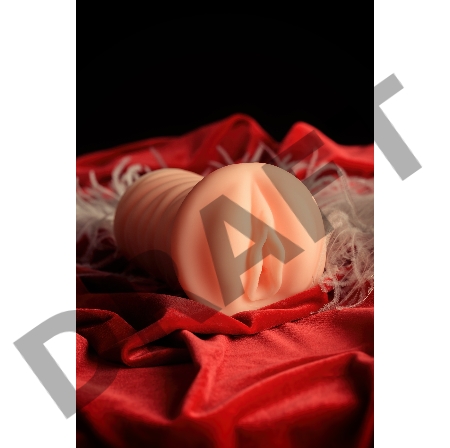 Мастурбатор реалистичный KOKOS Three Sisters Nymph, TPR, бежевый, 18 см