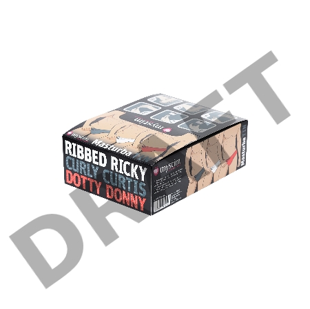 Набор мастурбаторов Mystim MasturbaTIN - BroOnTheGO Set, TPE, белый, 5,5 см