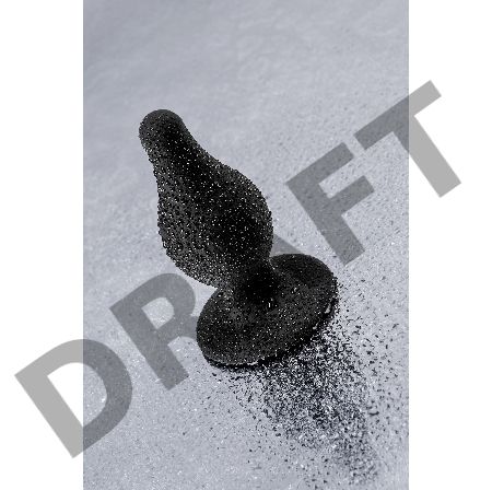 Анальная втулка Erotist Spade M, сайлекспан, чёрный, 10 см