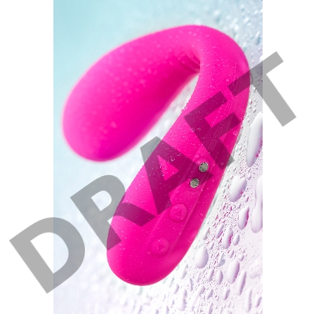 Многофункциональный стимулятор для пар LOVENSE Quake (Dolce), силикон, розовый, 20 см