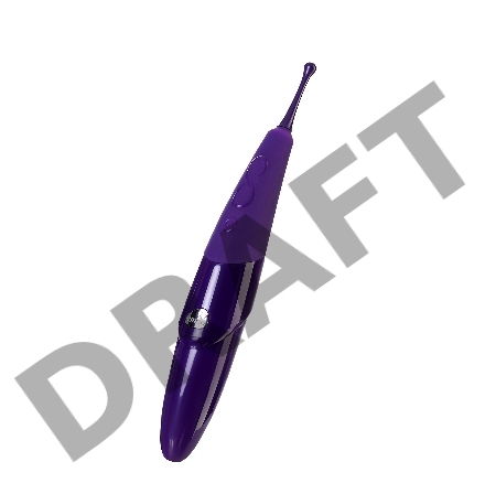 Стимулятор клитора с ротацией Zumio X,фиолетовый,ABS пластик, 18 см
