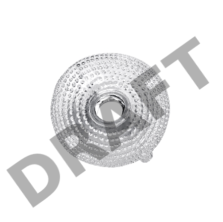 Мастурбатор нереалистичный Lingam by TOYFA  Asha, TPE, прозрачный, 14 см