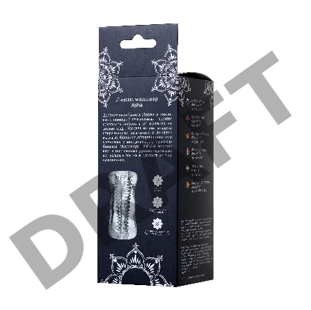 Мастурбатор нереалистичный Lingam by TOYFA  Asha, TPE, прозрачный, 14 см