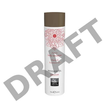 Массажное масло passion - Вишня и масло розмарина, 100 мл.