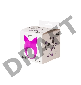 Фиолетовое эрекционное кольцо Kitten Kyle