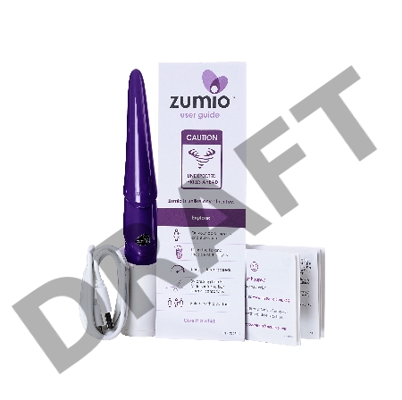 Стимулятор клитора с ротацией Zumio X,фиолетовый,ABS пластик, 18 см
