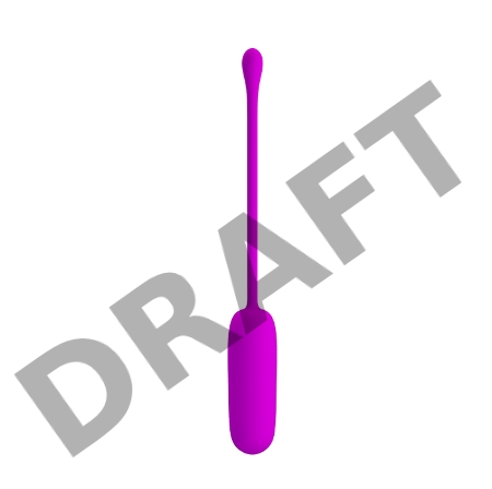 Мощная компактная вибропуля PrettyLove Joyce с функцией памяти