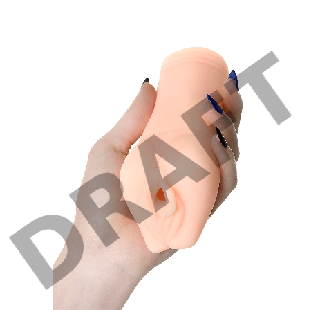 Мастурбатор реалистичный KOKOS Jina, TPR, бежевый, 14.5 см