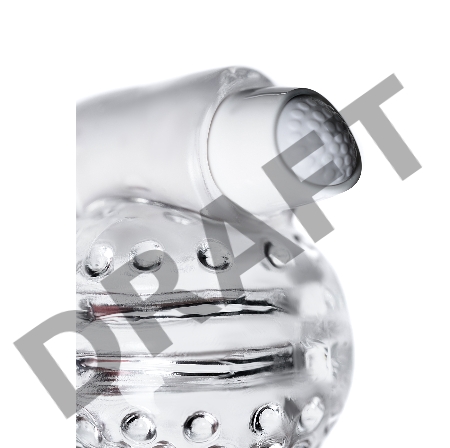 Мастурбатор нереалистичный Lingam by TOYFA  Shakti, TPE, прозрачный, 9 см