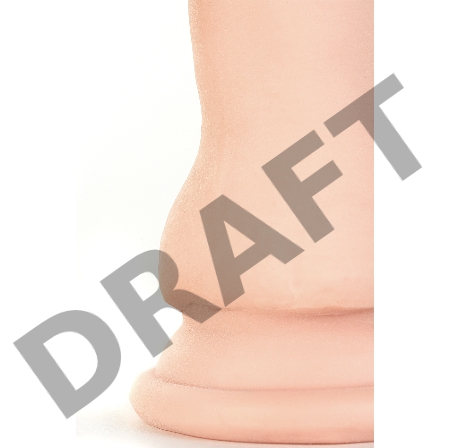 Ротатор TOYFA RealStick Elite на присоске, телесный, SoftSkin, 7 режимов вращения, 18 см