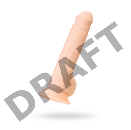 Фаллоимитатор RS Silicone Matthew M с уникальным материалом, телесный, 24,5 см