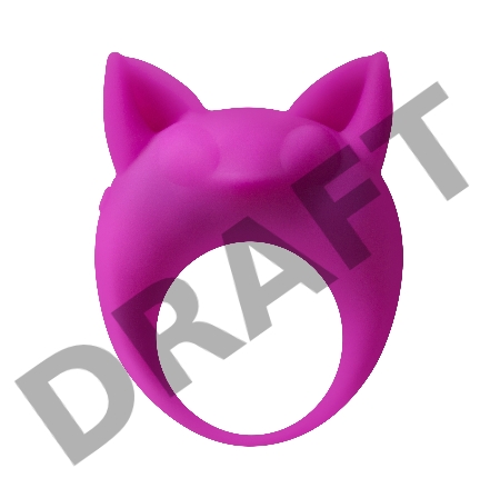 Фиолетовое эрекционное кольцо Lemur Remi