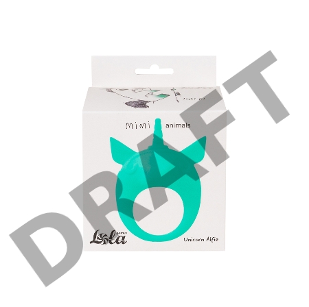 Зеленое эрекционное кольцо Unicorn Alfie
