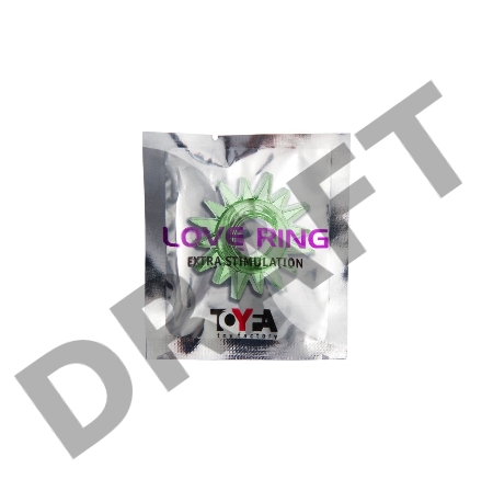 Эрекционное кольцо TOYFA, TPE, зеленый