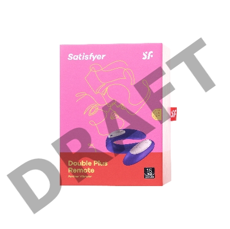 Многофункциональный стимулятор для пар Satisfyer Partner Toy REMOTE, силикон, фиолетовый, 18 см.