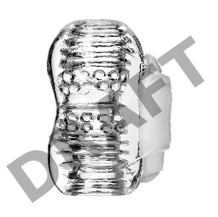 Мастурбатор нереалистичный Lingam by TOYFA  Khani, TPE, прозрачный, 9 см