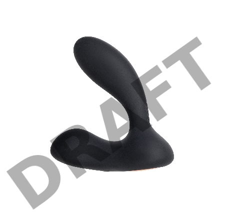 Стимулятор простаты Svakom Vick Neo, силикон, чёрный, 10 см