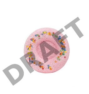 Бурлящий шар для ванн Имбирный пончик 60 г