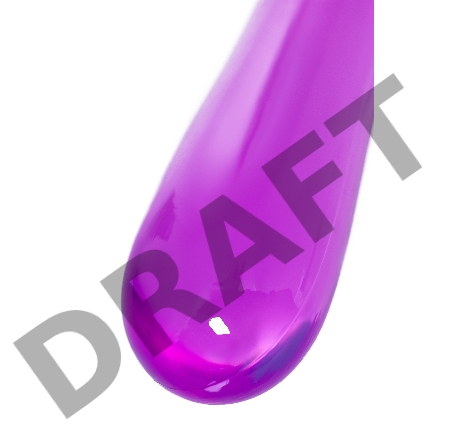 Двусторонний фаллоимитатор A-Toys by TOYFA Tanza, TPE, фиолетовый, 27,5 см