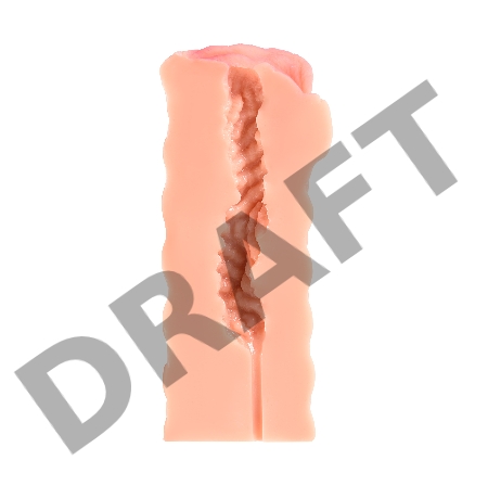 Мастурбатор реалистичный KOKOS ELEGANCE.002, TPR, бежевый, 16 см