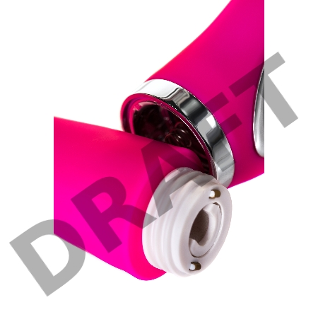 Вибратор JOS PILO с WOW-режимом, силикон, розовый, 20 см