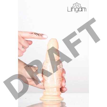 Мастурбатор нереалистичный Lingam by TOYFA  Khani, TPE, прозрачный, 9 см