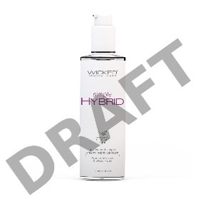 Водно-силиконовый лубрикант Wicked Simply HYBRID - 120 мл.