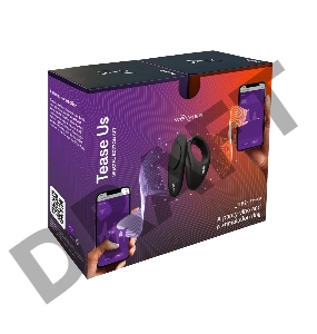 WE-VIBE Набор вибраторов Tease Us Bond + Moxie черный