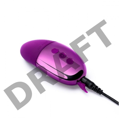 Фиолетовый утяжеленный премиум-вибратор Le Wand Point