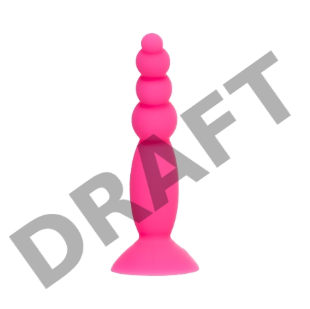 Анальная втулка A-Toys by TOYFA Hild, силикон, розовый, 11 см