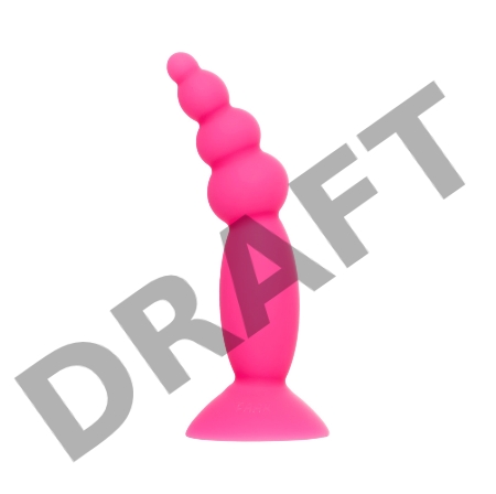 Анальная втулка A-Toys by TOYFA Hild, силикон, розовый, 11 см