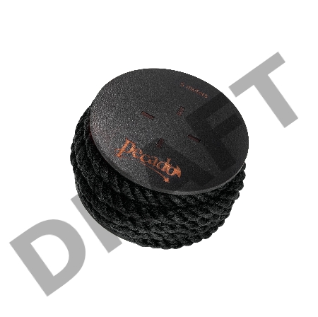 Веревка для шибари Pecado BDSM, на катушке, хлопок, черная, 5 м.