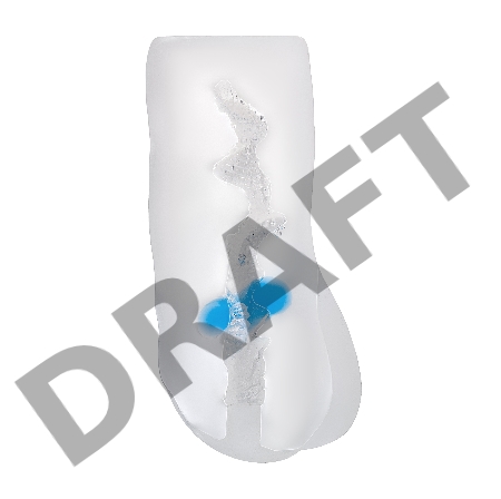 Мастурбатор реалистичный TOYFA Juicy Pussy Hot Crystal, TPE, 14,5 см