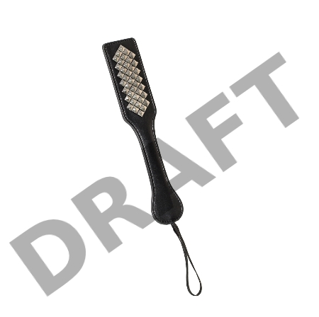 Шлепалка Hot Spot с заклепками - 32 см.