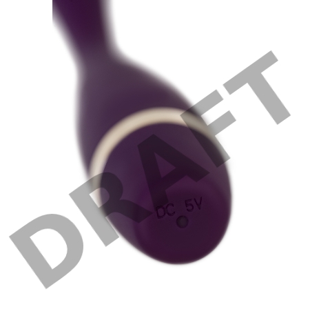 Стимулятор точки G Let it G, G-Hunter, силикон, фиолетовый, 18,5 см