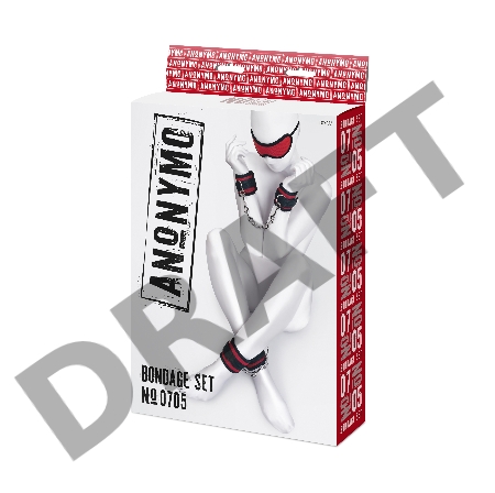 Бандажный набор Anonymo #0705, полиэстер, красный