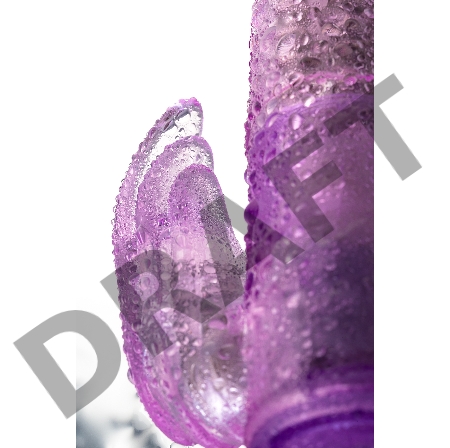 Вибратор с клиторальным стимулятором TOYFA A-Toys High-Tech fantasy, TPE, фиолетовый, 22 см