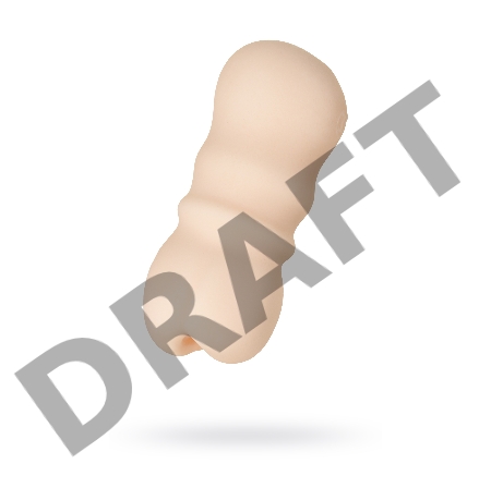 Мастурбатор нереалистичный MensMax FEEL+Wetch, TPE, телесного цвета, 14,2 см