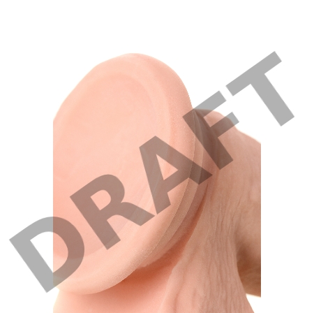 Ротатор TOYFA RealStick Elite, реалистичный, на присоске, SoftSkin, телесный, 7 режимов ротации17 см