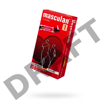 Презервативы Masculan Classic 1, 10 шт. Нежные (Senitive)
